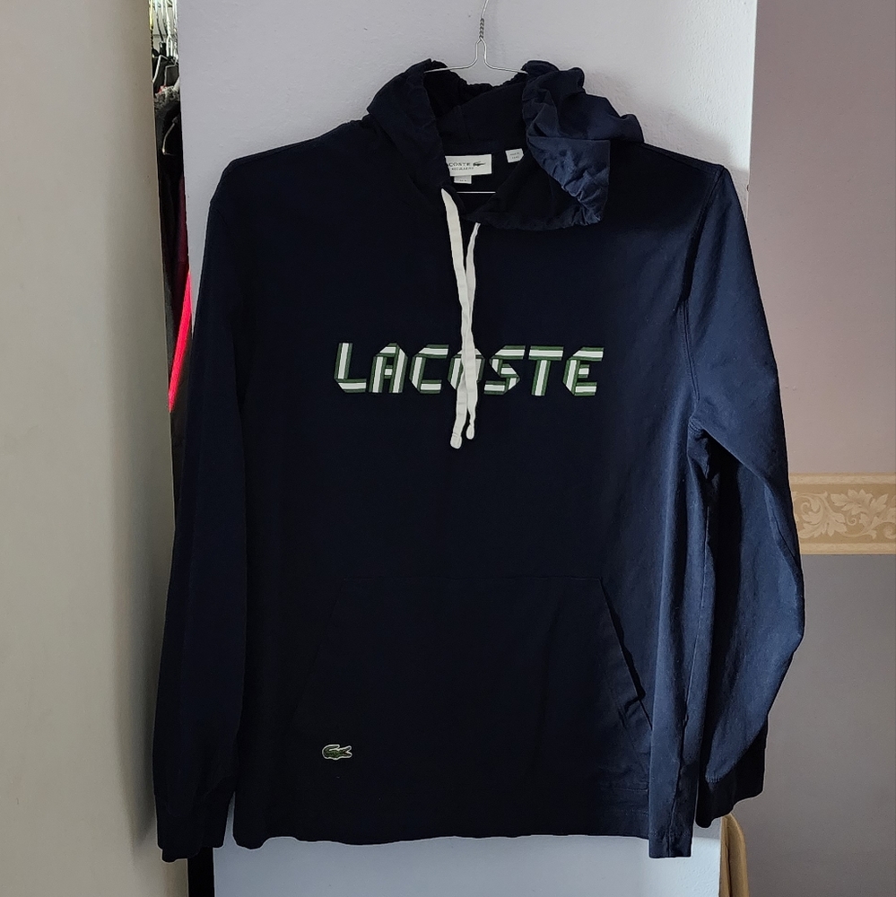 Lacoste hoodie large women's